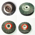 Short Black Brush Wheel assembly  for Printing Process